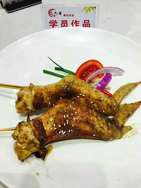 雞翅包飯學員培訓過程圖